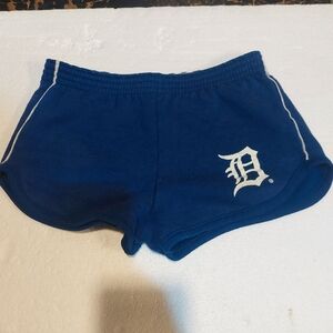 Vintage Detroit Tigers Shorts Youth Small 6-8 Vintage 70s 80s Made In USA All Pr